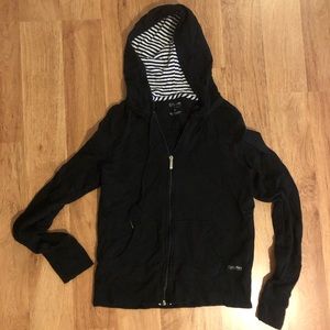 Calvin Klein Black Zip Up Small